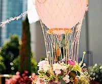Hot Air Balloon Centerpiece | Table Decor ideas