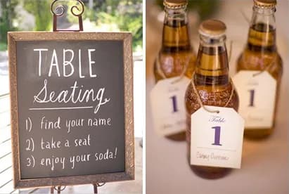 Practical seating plan idea