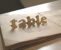 Unique table numbers