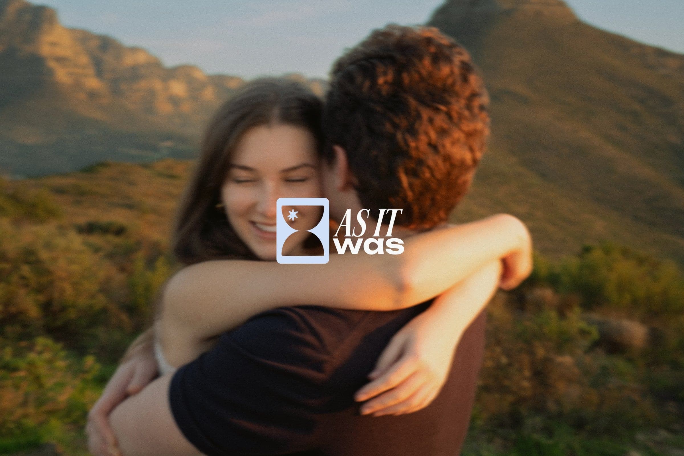 Romantic photoshoot in Cape Town featuring a couple embracing at golden hour. By As It Was Photography.